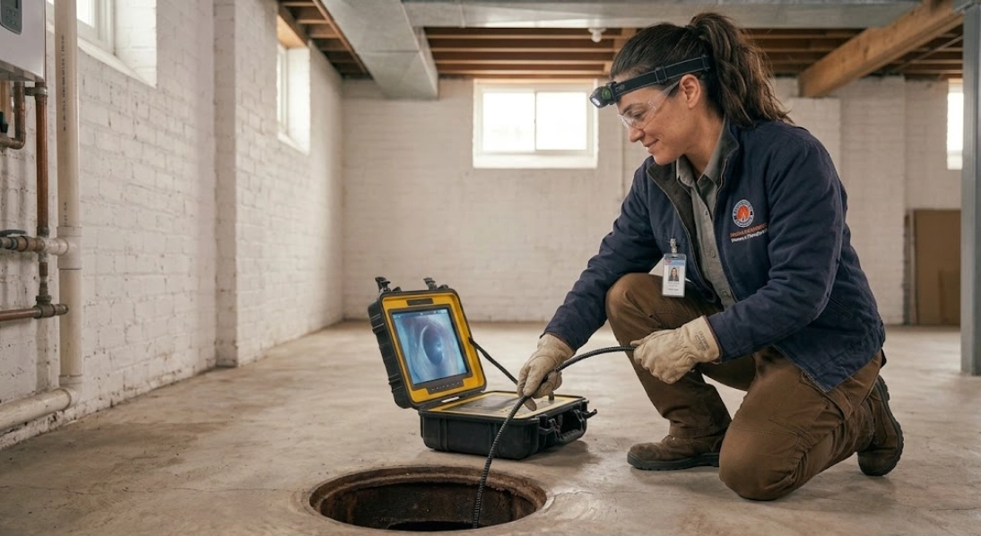 High-definition sewer camera inspection and pipe locating equipment in Homecrest Brooklyn
